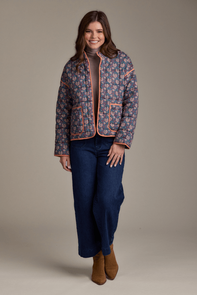 Mudpie Floral Quilted Jacket